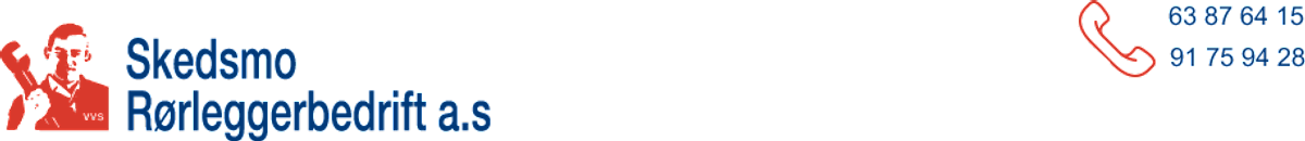 SKEDSMO RØRLEGGERBEDRIFT AS logo